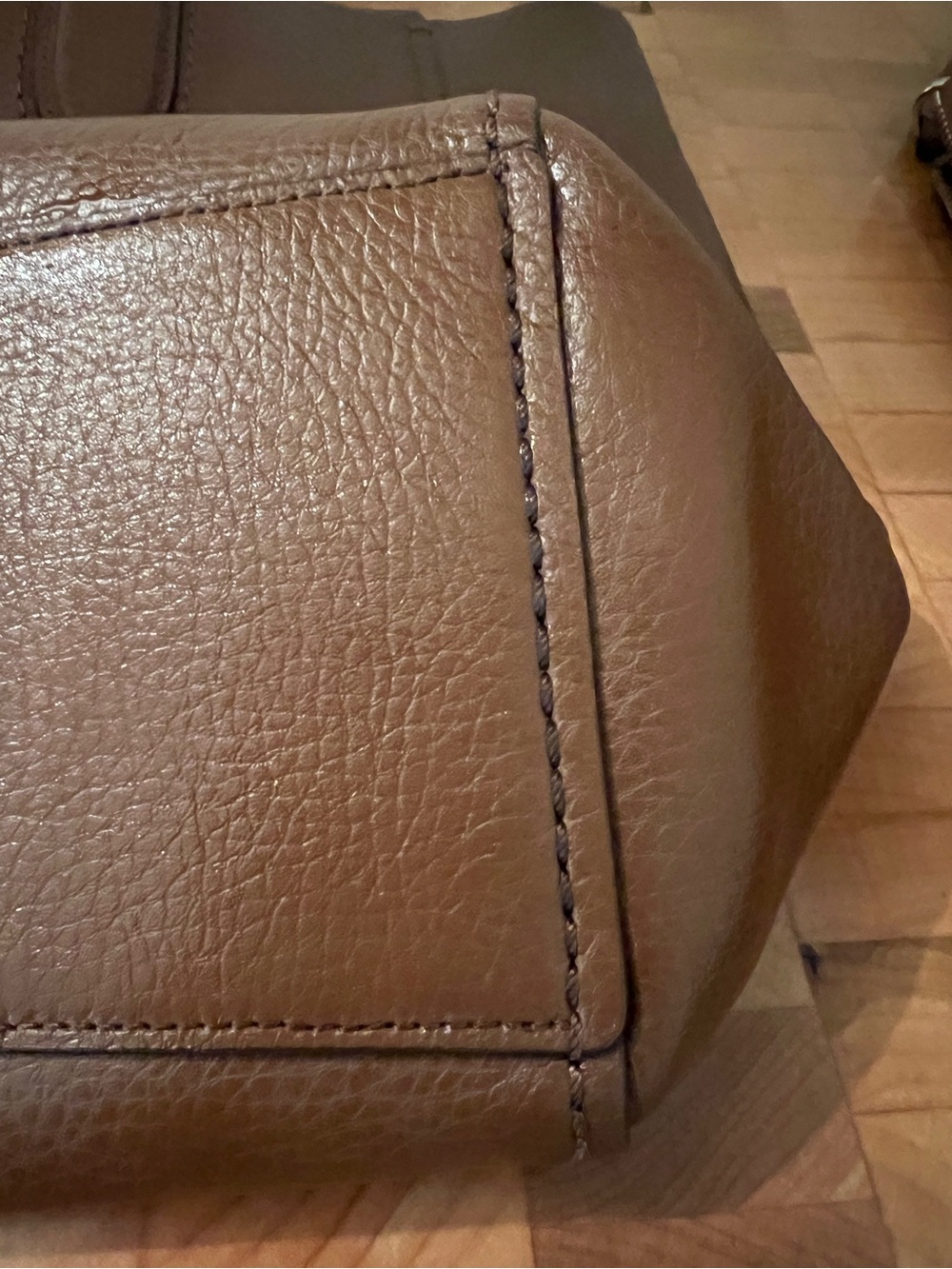Coach Brown Pebbled Leather Everyday Tote - Picture 7 of 7